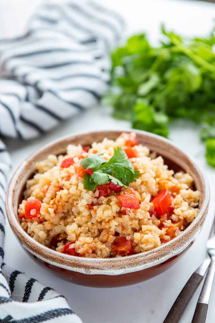 Keto Mexican Style Cauliflower Rice | Pepper Porch | Sides | Mexican Food