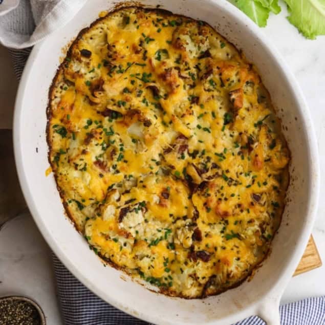 Delicious Cauliflower Casserole featured image below