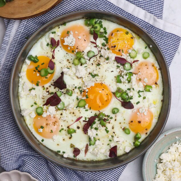 Baked Eggs Recipe featured image below