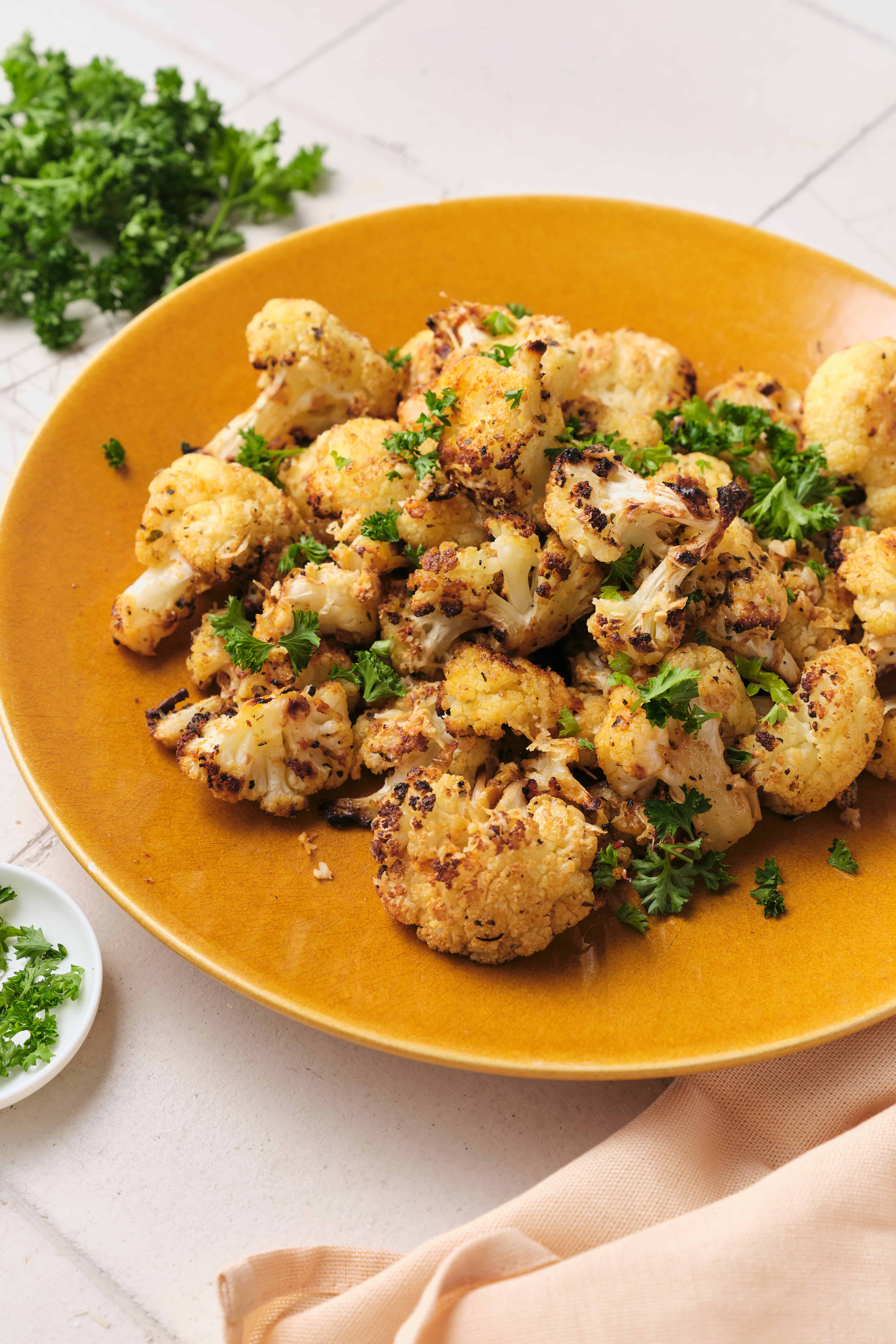 Parmesan Roasted Cauliflower - pepperporch