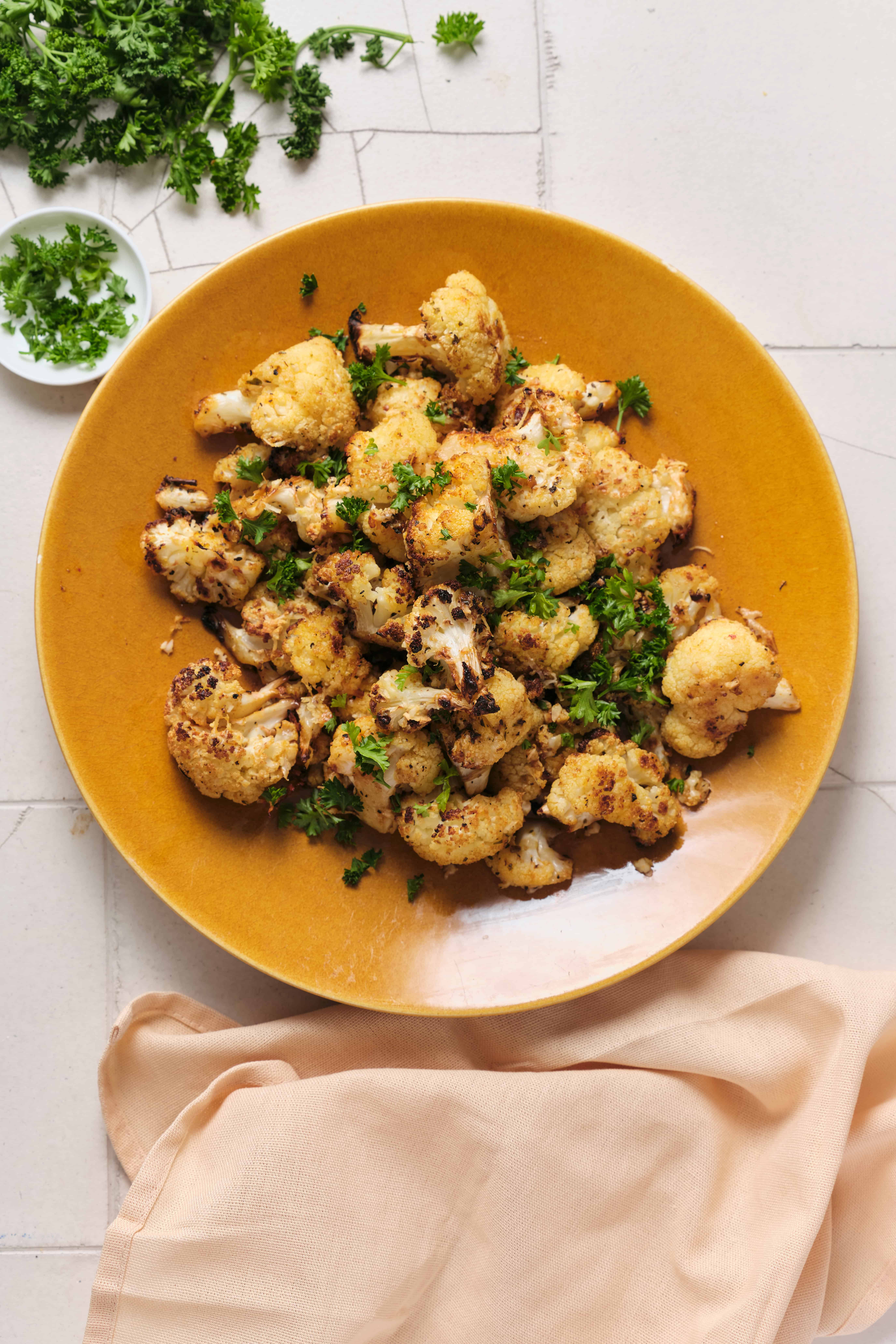 Parmesan Roasted Cauliflower - pepperporch