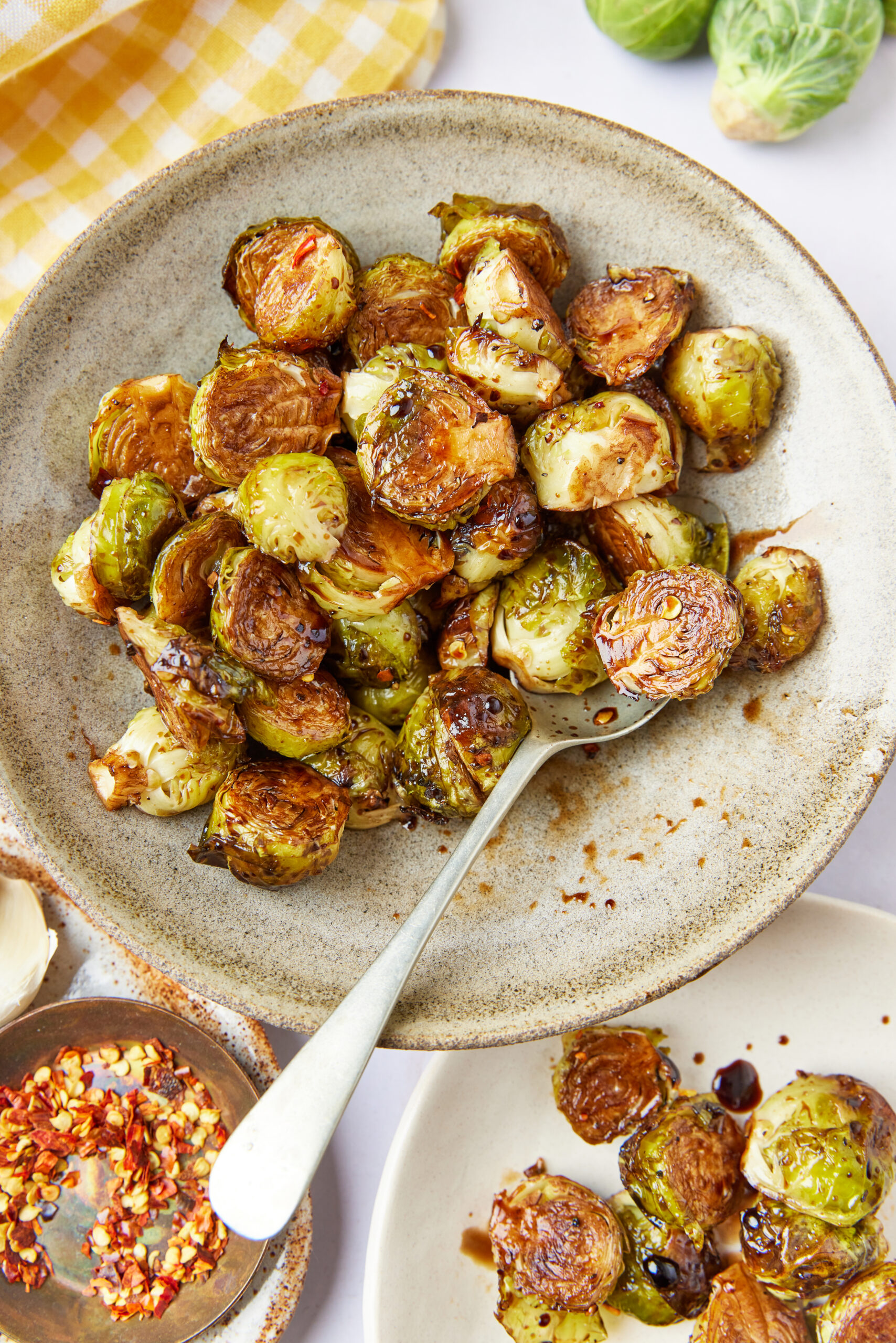 Balsamic Brussels Sprouts - pepperporch