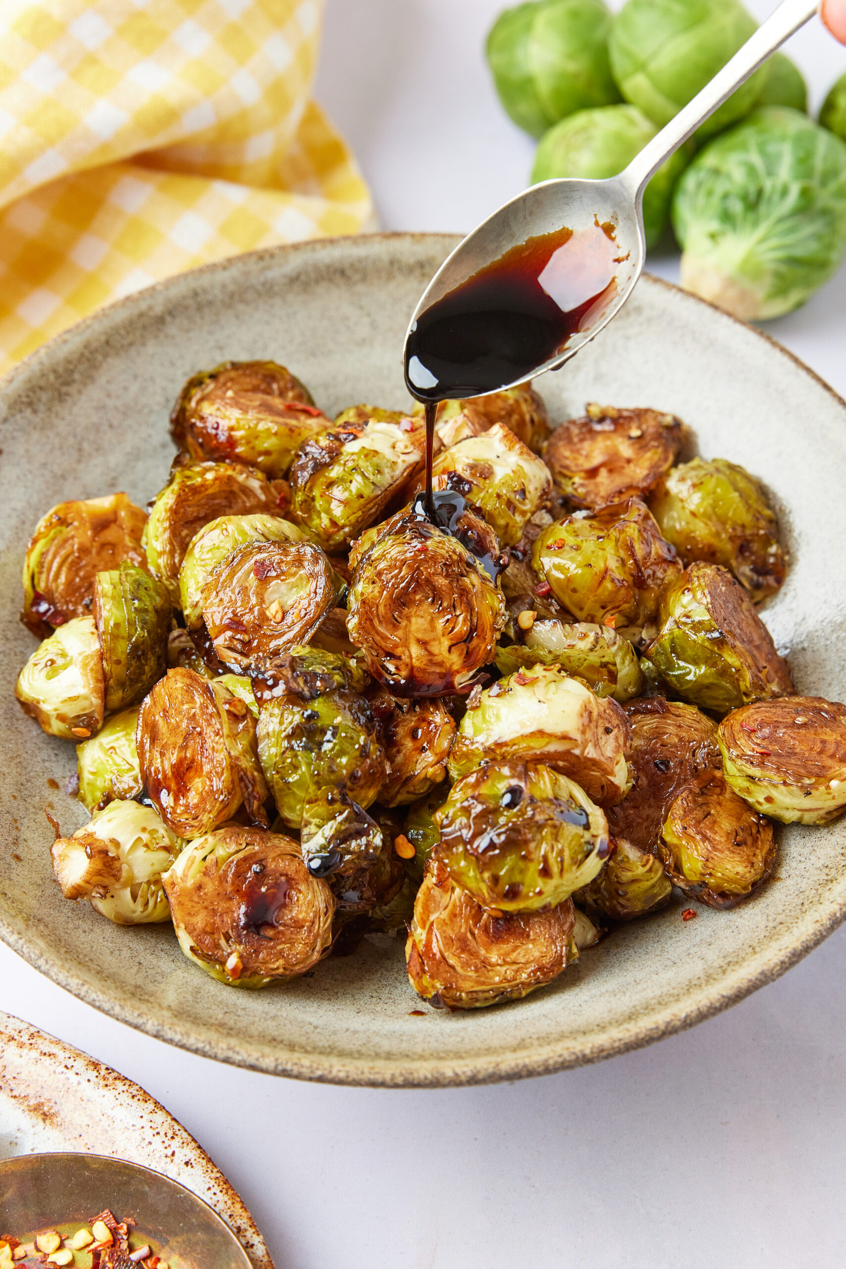 Balsamic Brussels Sprouts - pepperporch