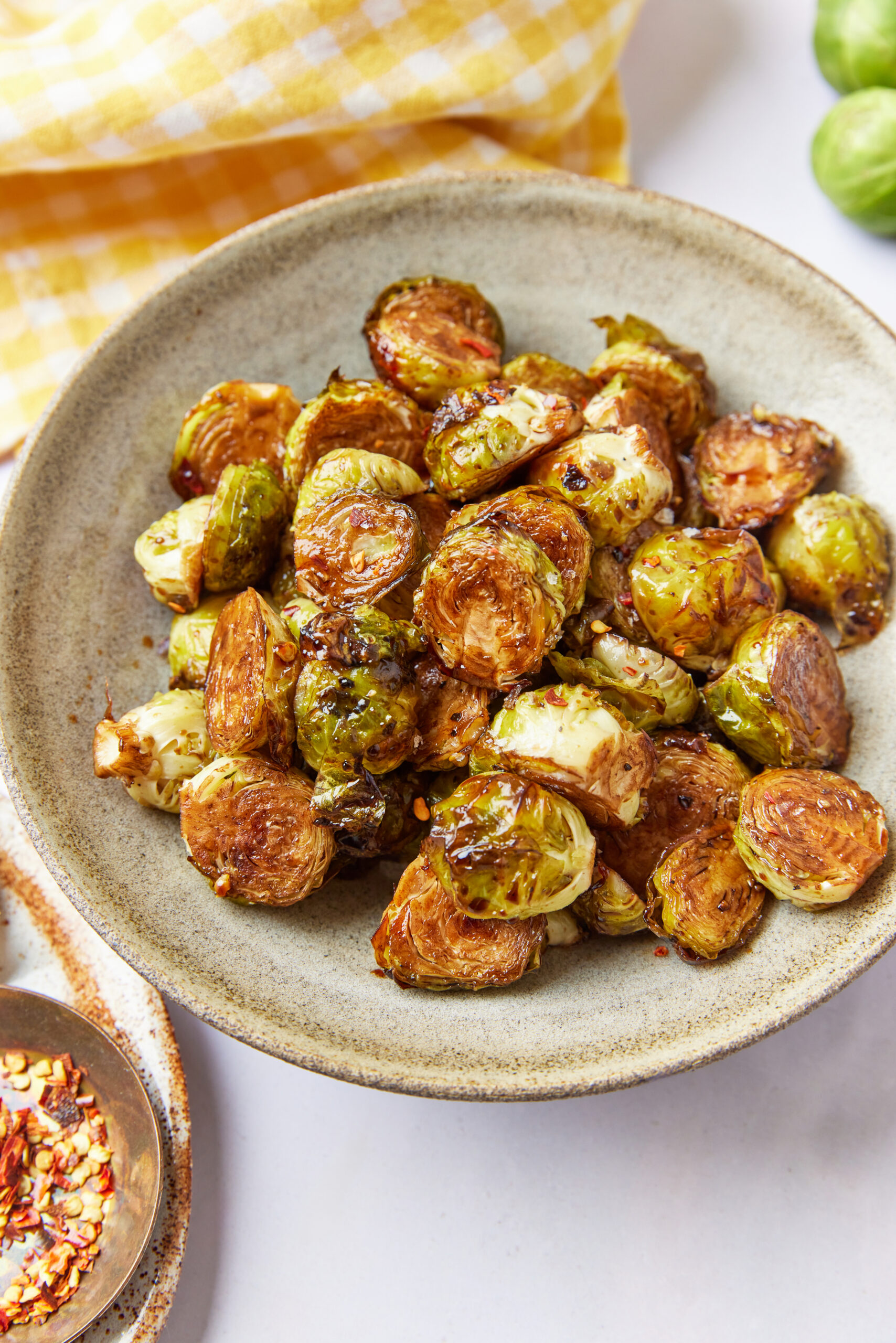Balsamic Brussels Sprouts - pepperporch