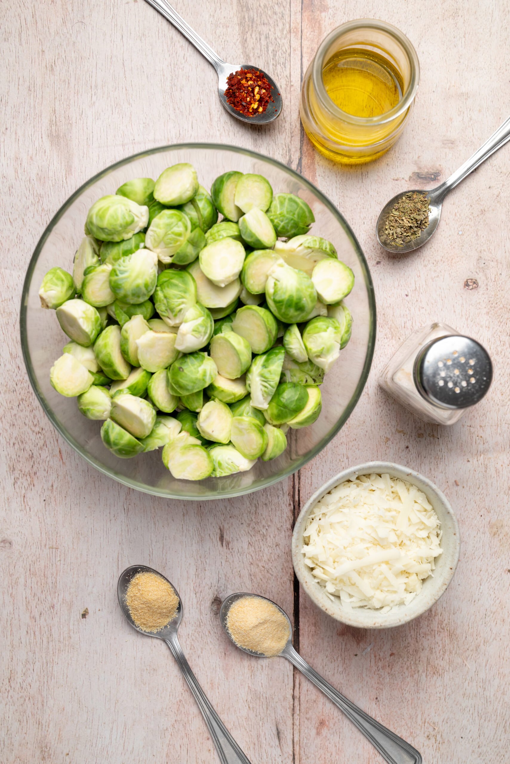 Parmesan Brussels Sprouts - pepperporch