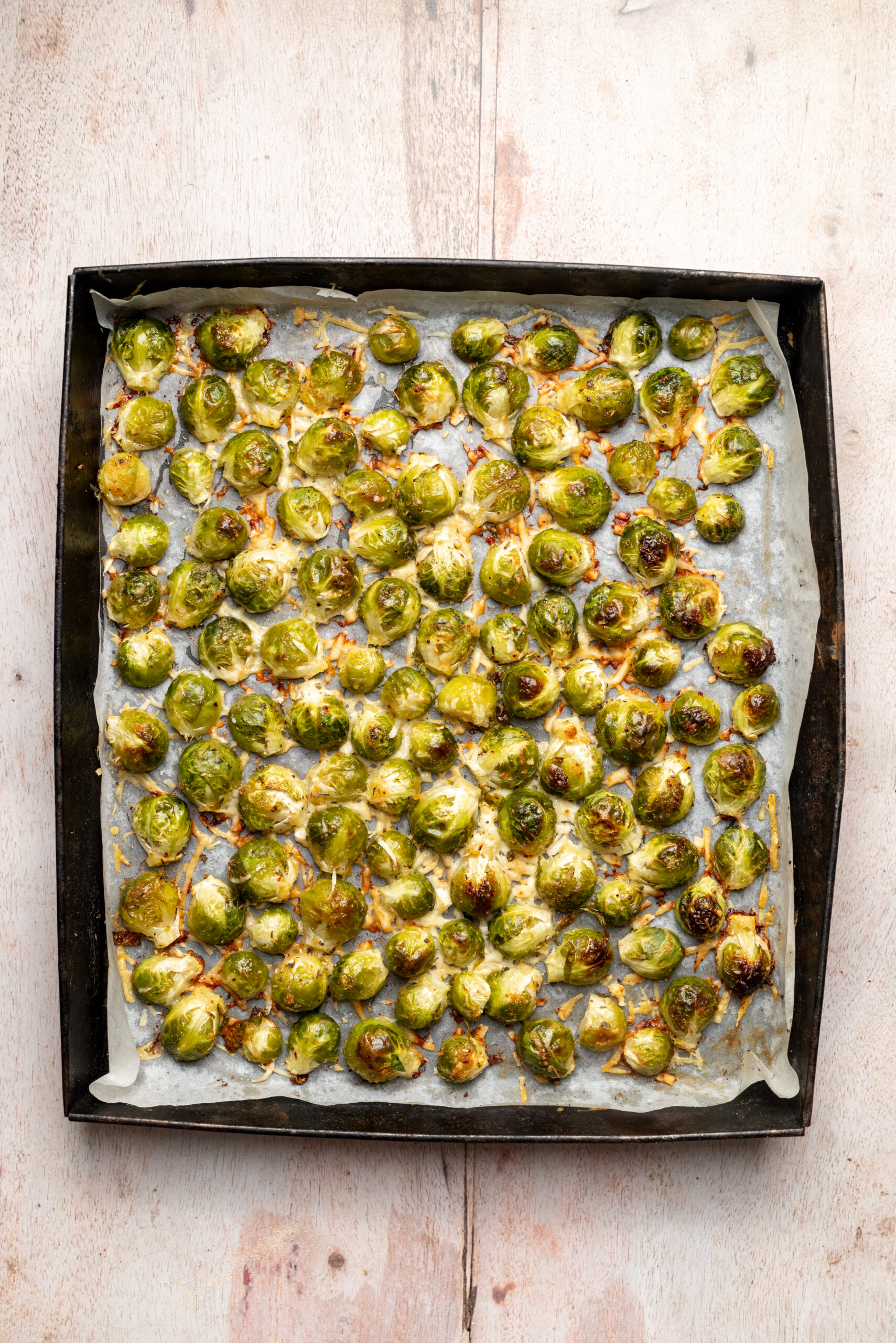 Parmesan Brussels Sprouts - pepperporch
