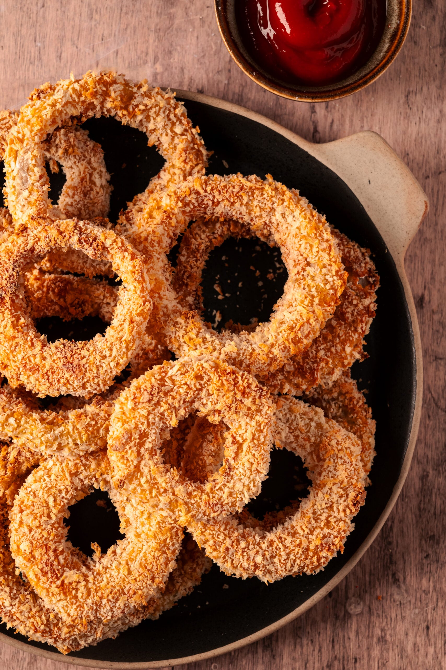 Baked Onion Rings - pepperporch