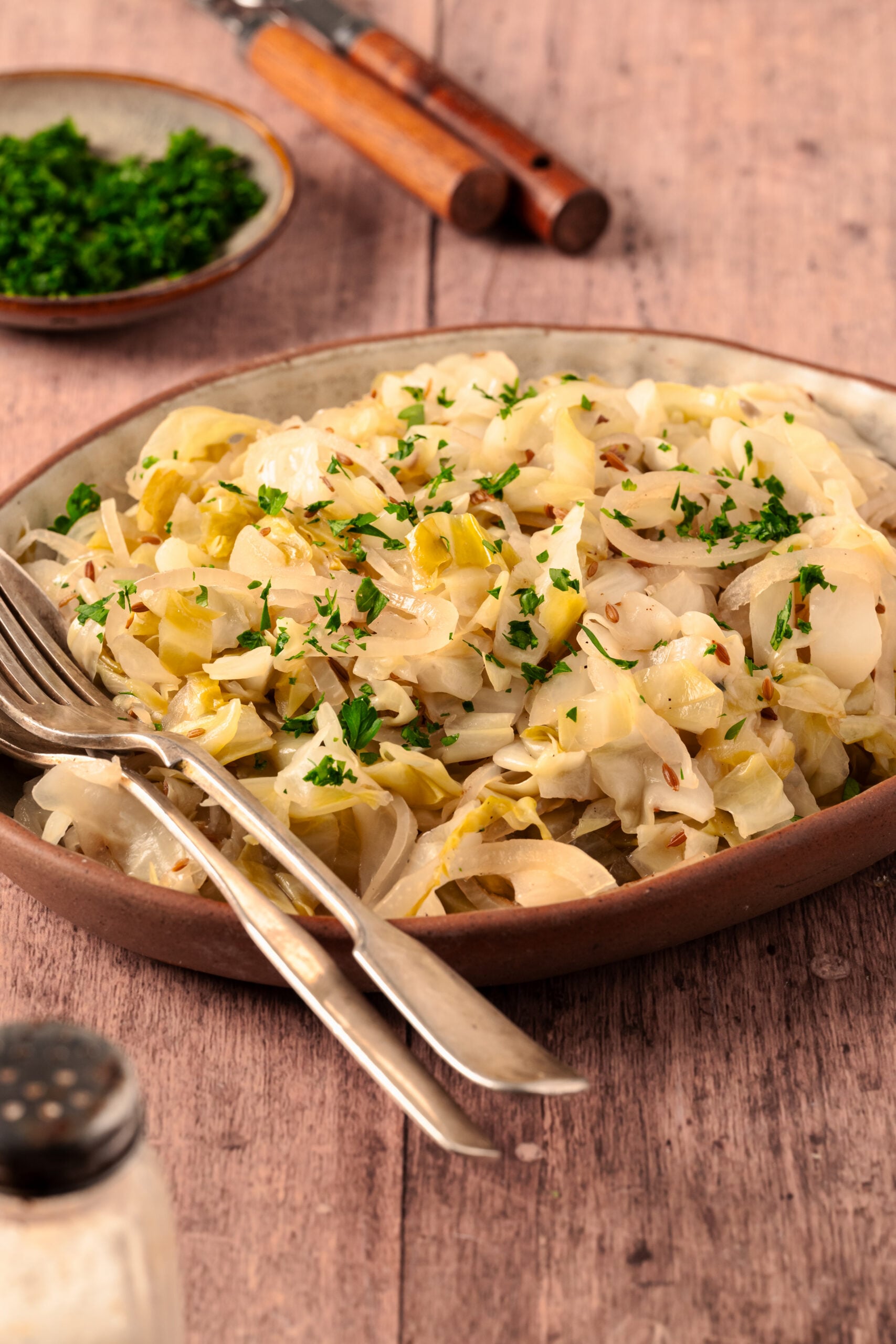 Braised Cabbage - pepperporch