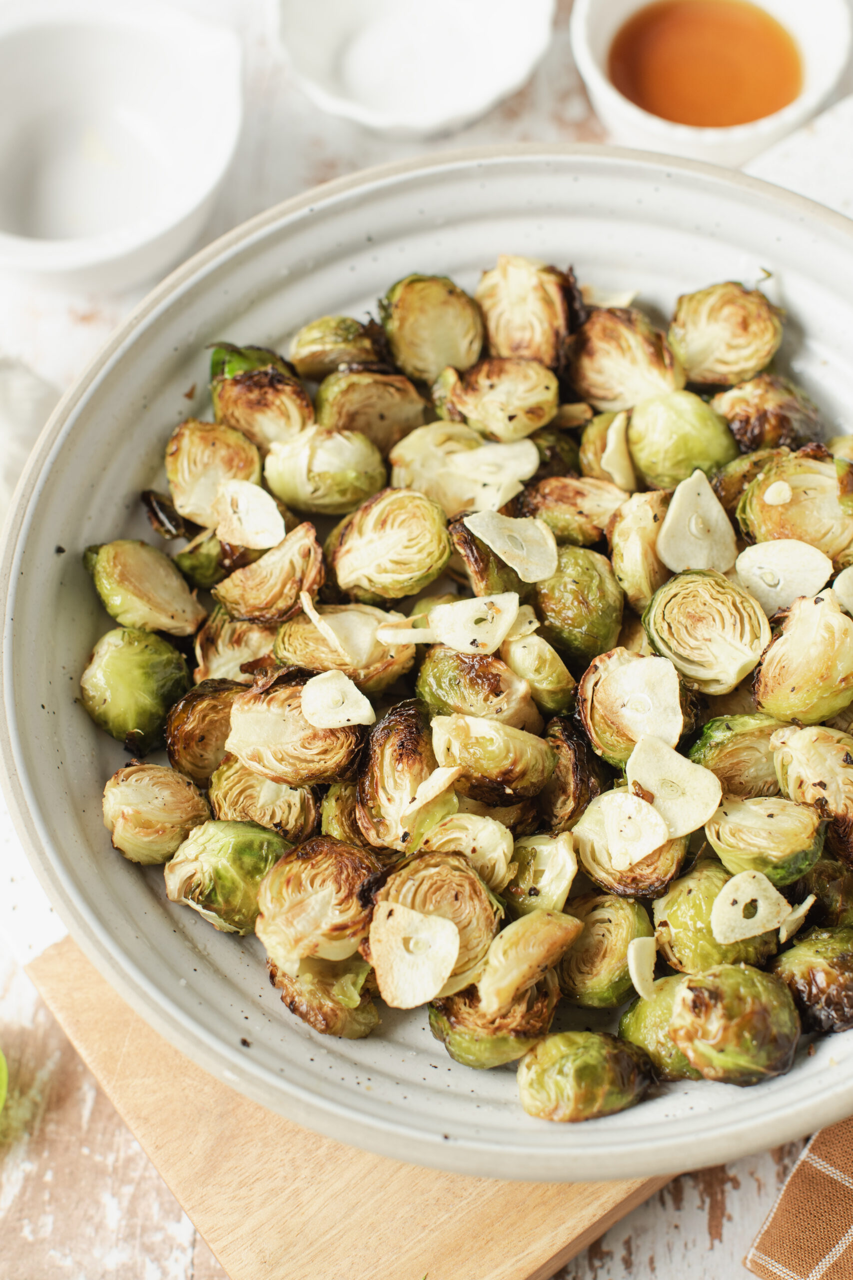 Air-Fryer Brussels Sprouts - pepperporch