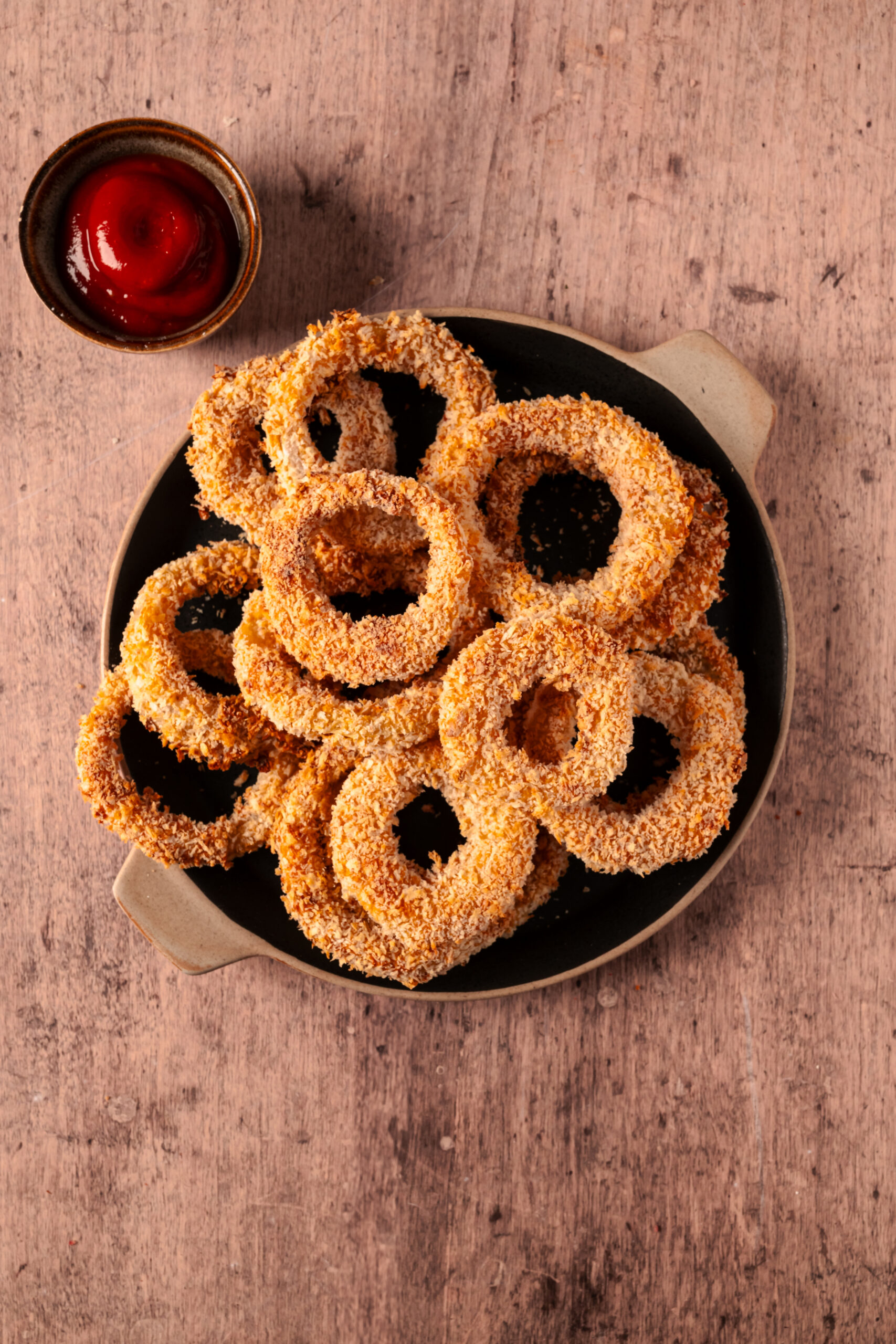 Baked Onion Rings - pepperporch