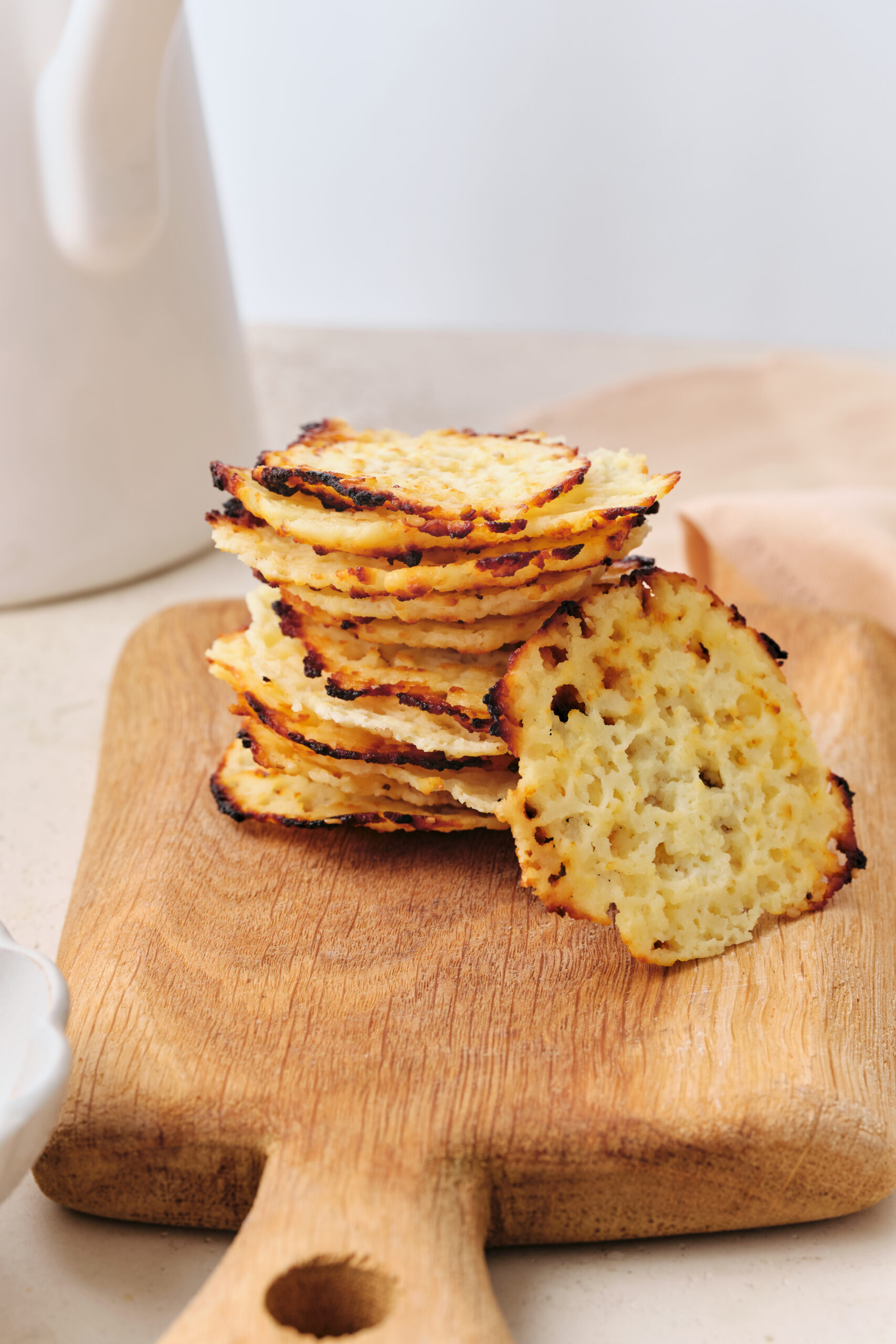 Cottage Cheese Chips - pepperporch