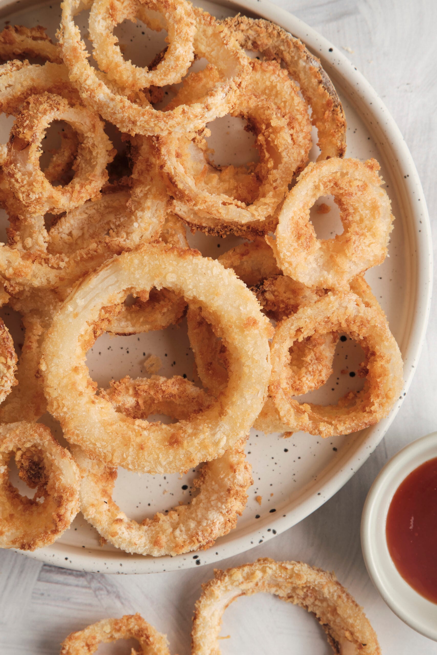 Air Fryer Onion Rings - pepperporch