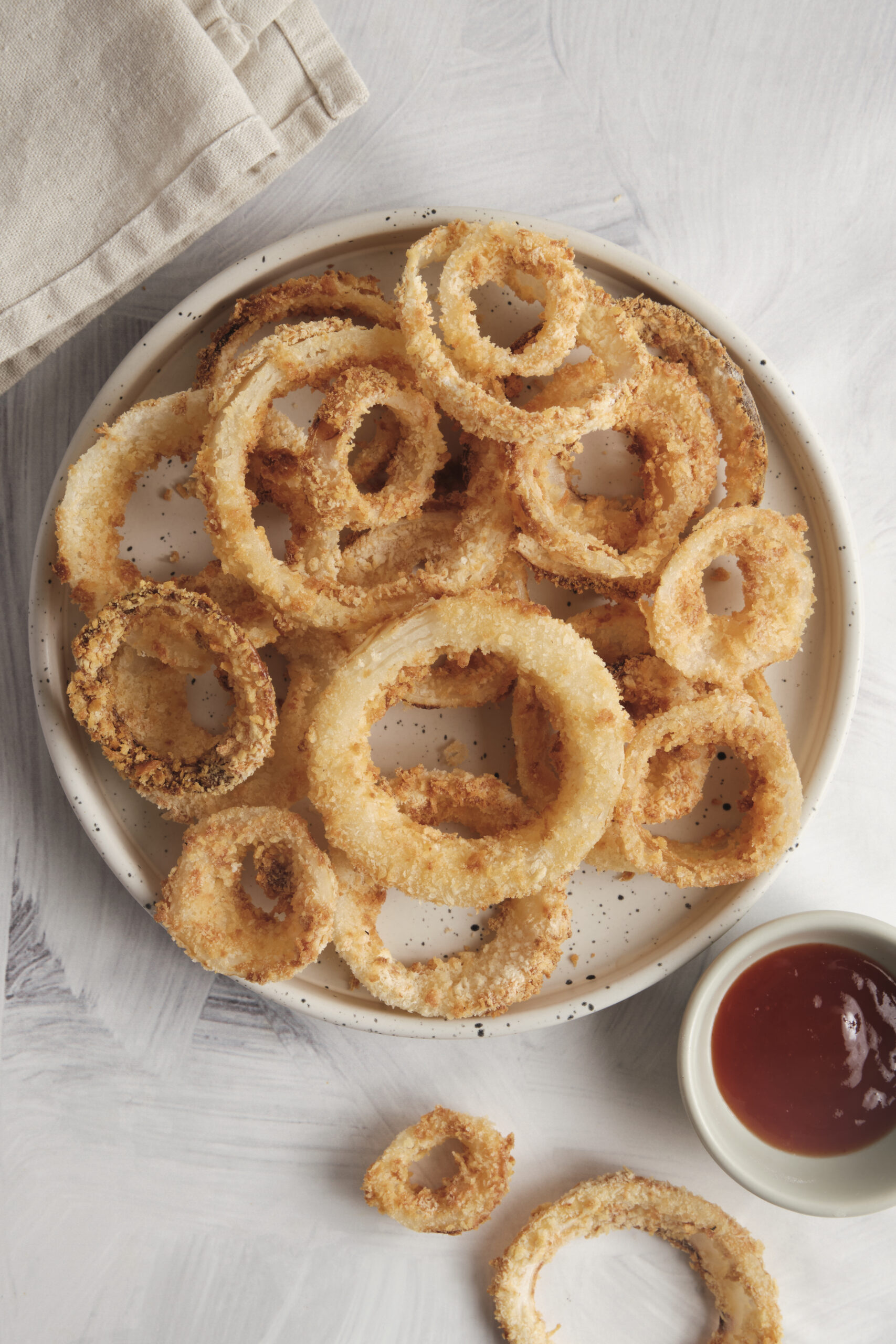 Air Fryer Onion Rings - pepperporch