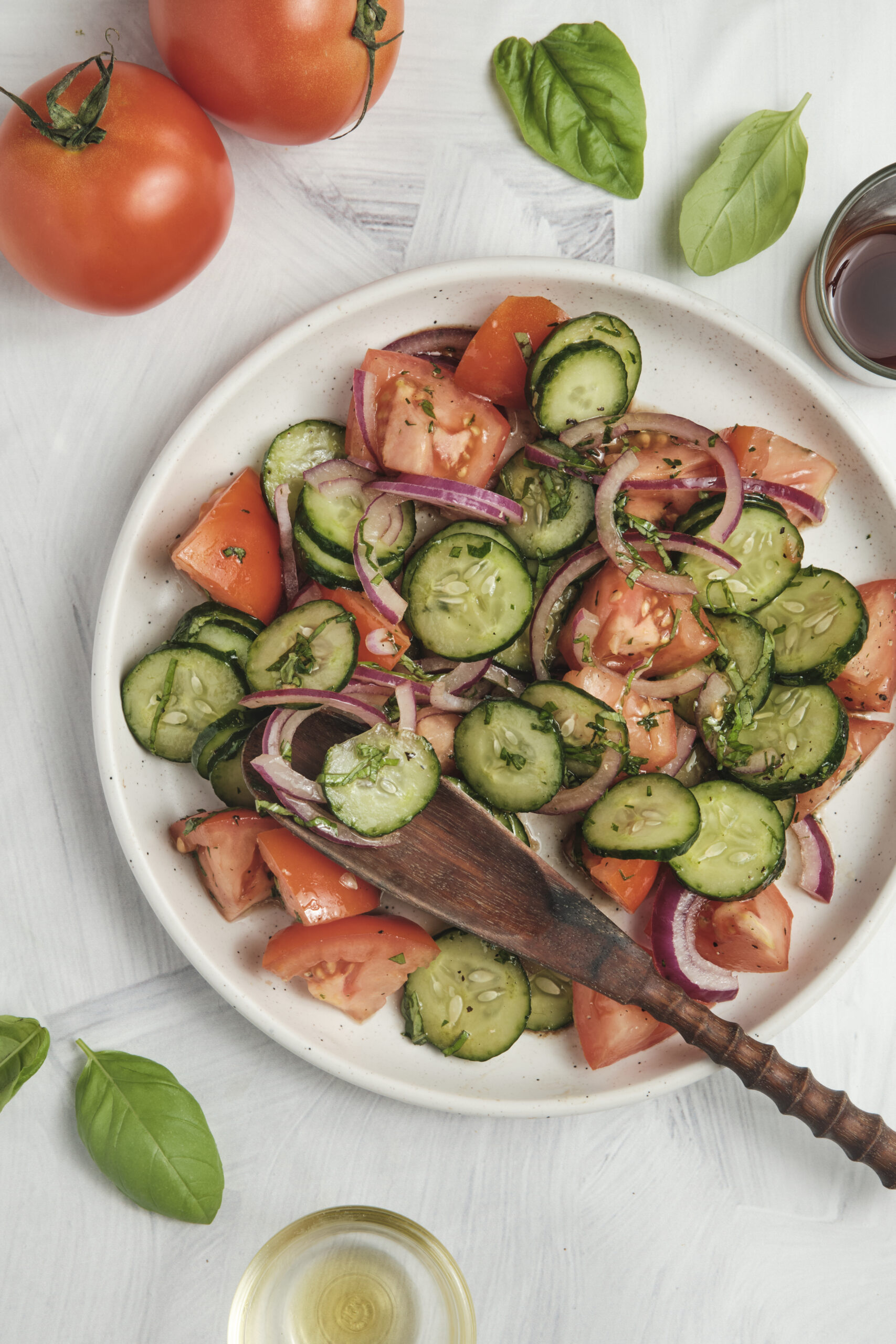 Cucumber Tomato Salad - pepperporch