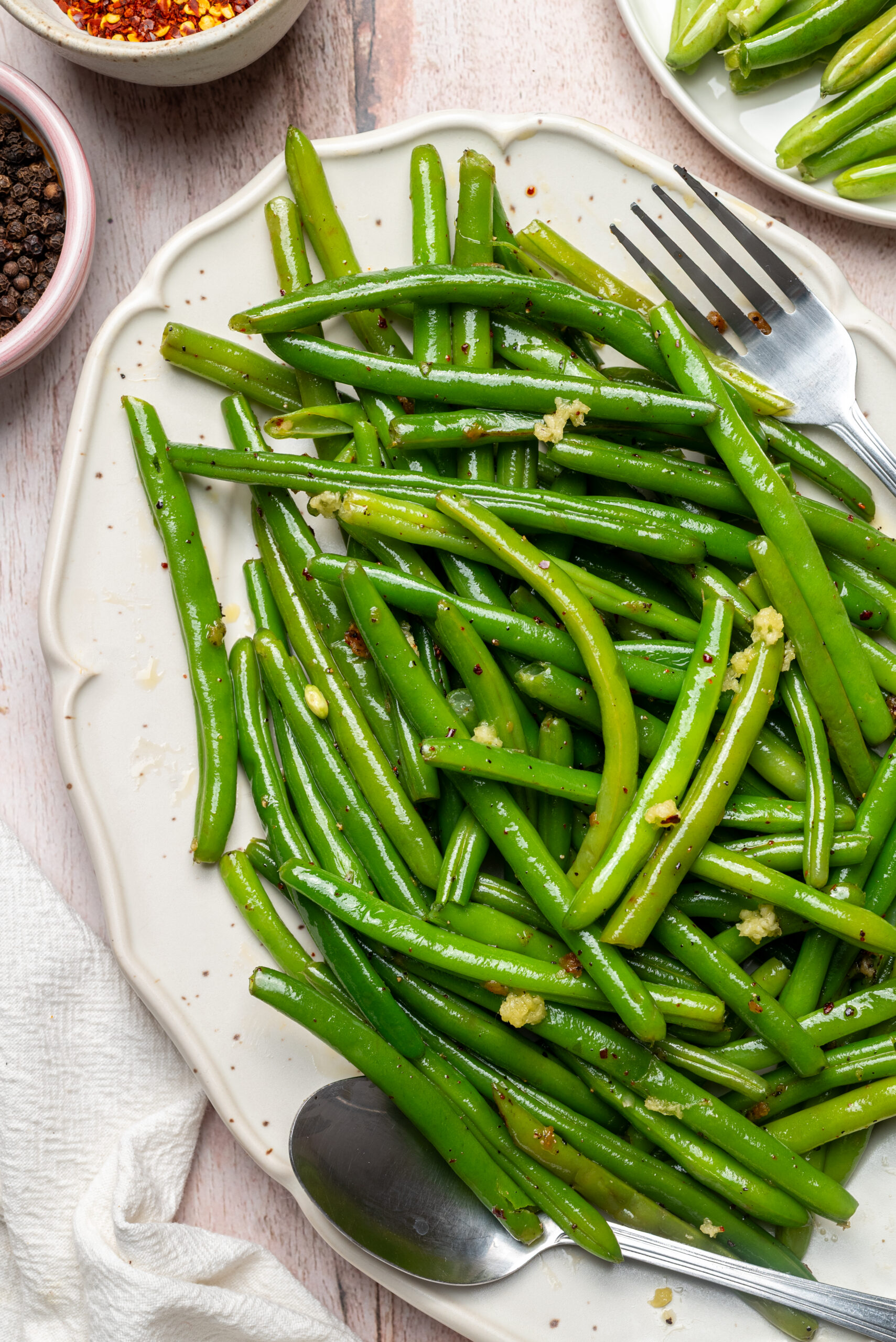 Garlic Green Beans - pepperporch