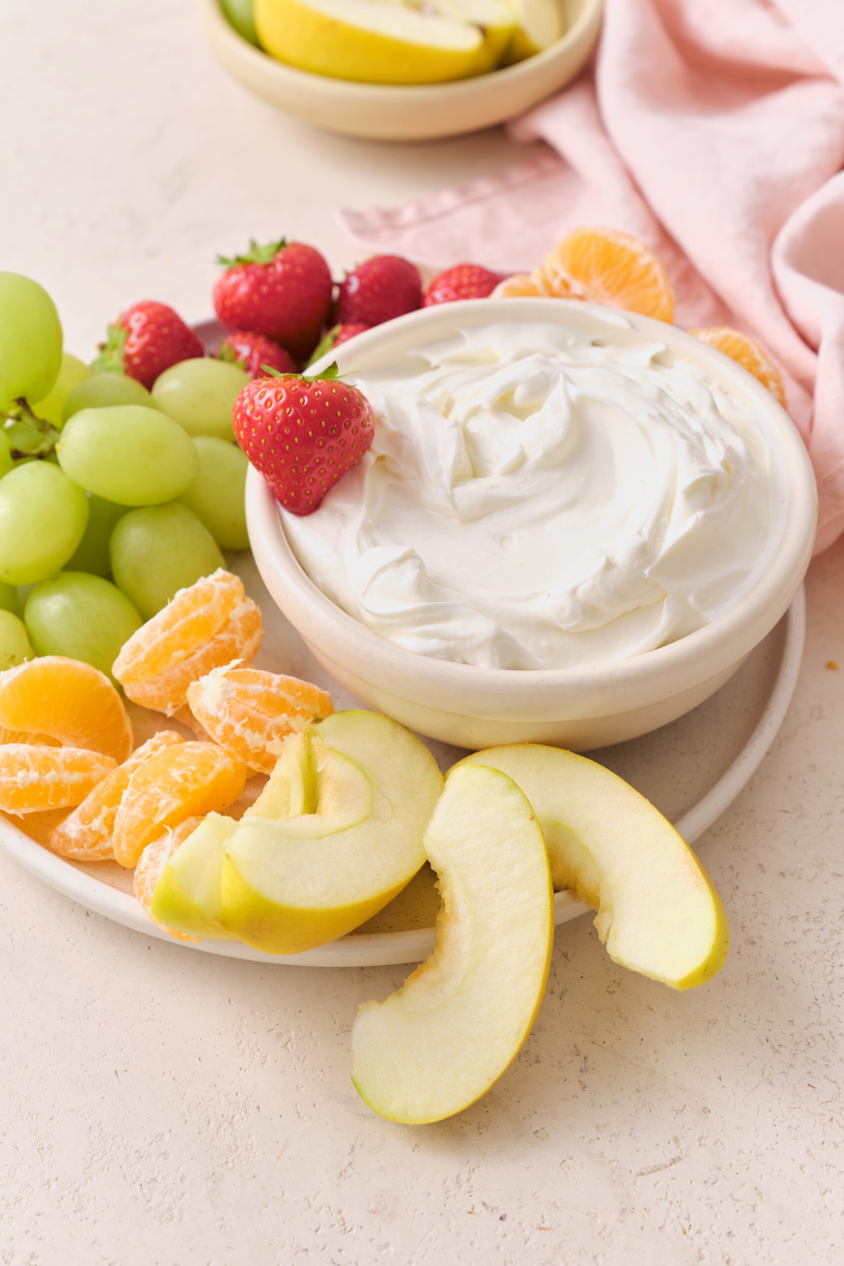 Marshmallow Fruit Dip - pepperporch