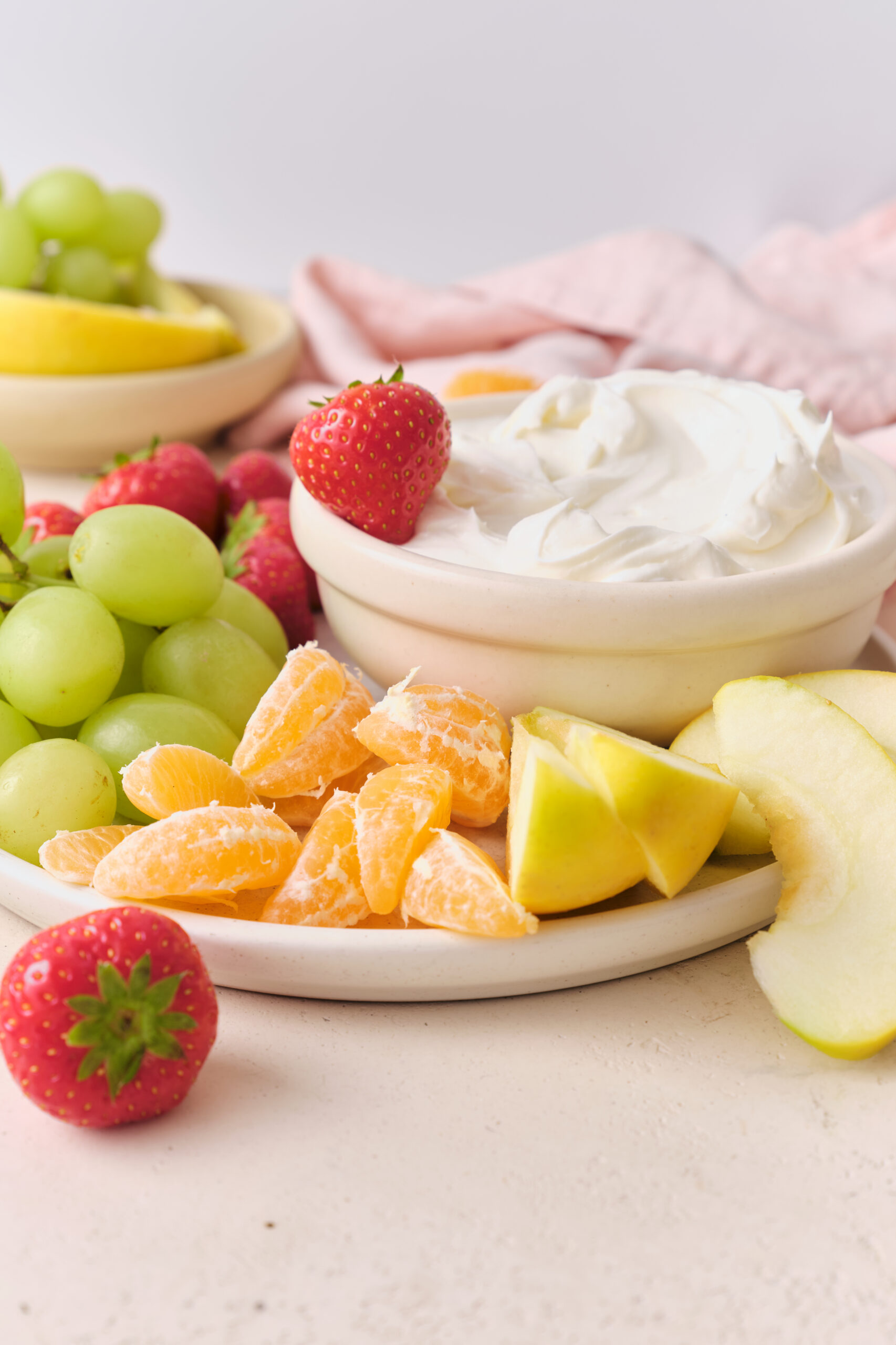 Marshmallow Fruit Dip - pepperporch