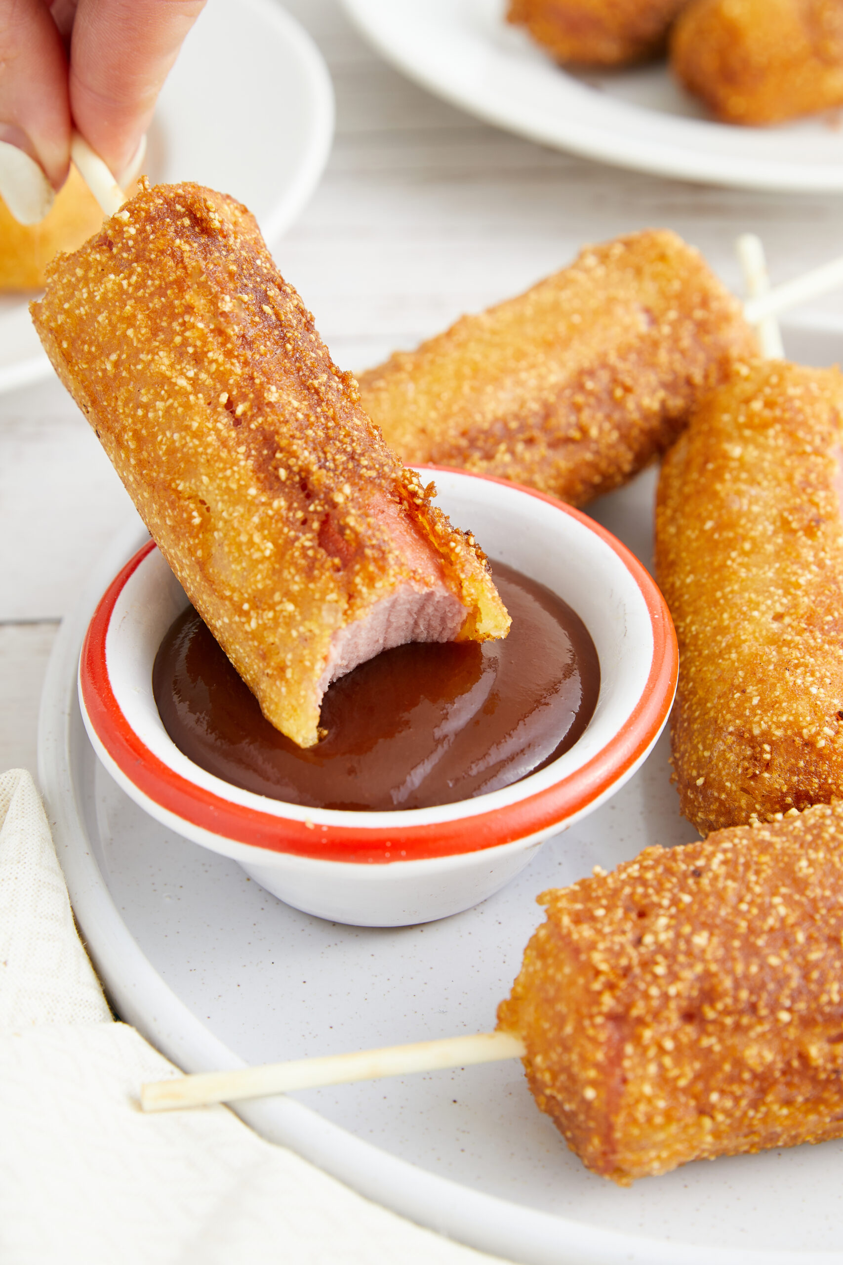 Mini Corn Dogs - pepperporch